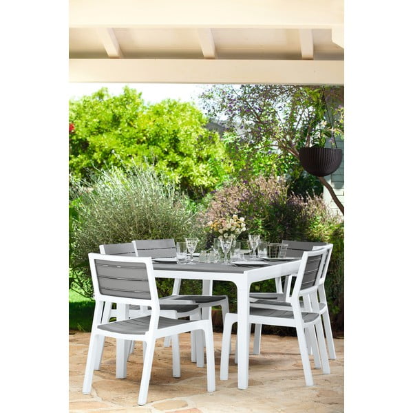 Sivi vrtni stol Keter Harmony, 160 x 90 cm-image-2