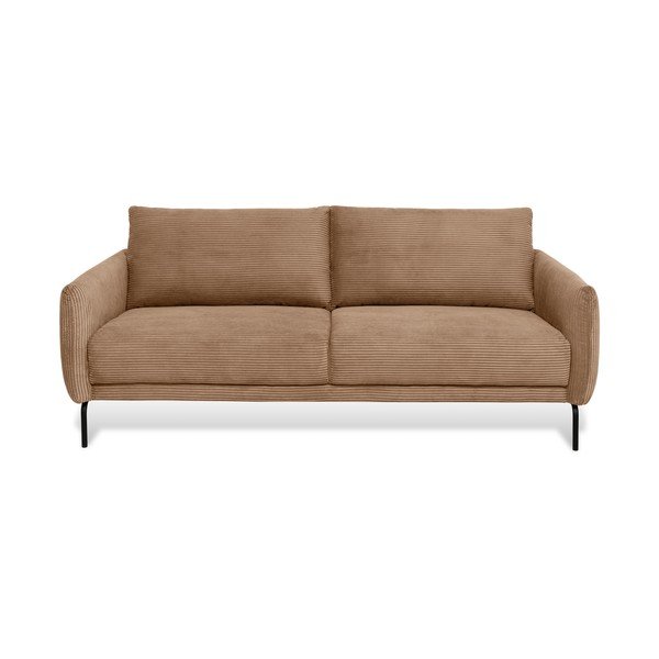 Svjetlo smeđa sofa od samta 212 cm Venray – Scandic