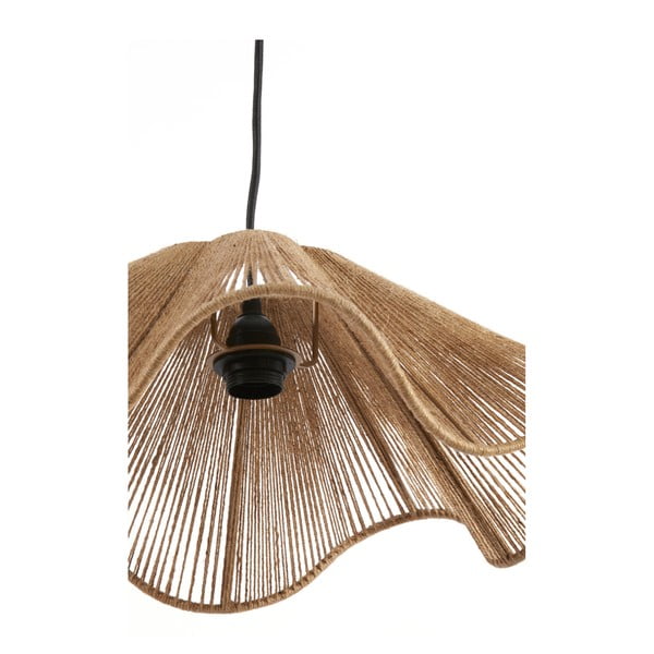 Viseća svjetiljka u prirodnoj boji sa sjenilom od jute ø 48 cm Fodara – Light & Living-image-3