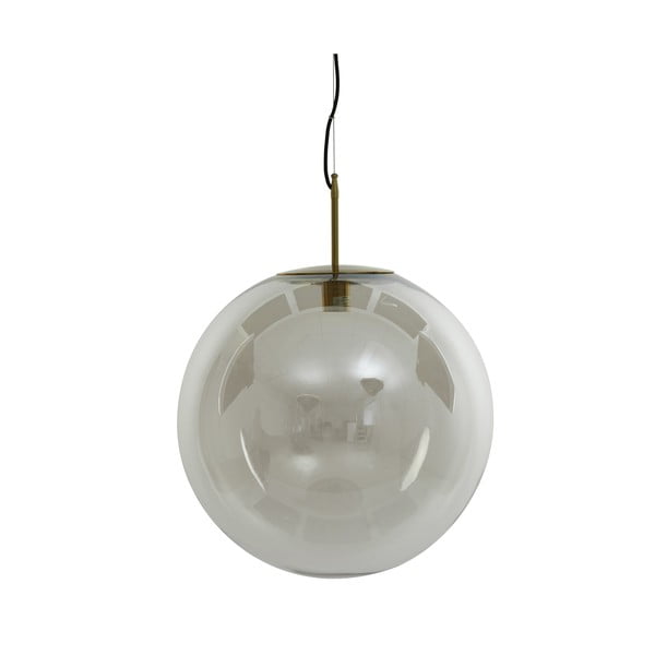 Viseća svjetiljka u brončanoj boji sa staklenim sjenilom ø 48 cm Medina – Light & Living