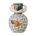 Ručno oslikana vaza od kamenine (visina 23,5 cm) Hezha – Bloomingville