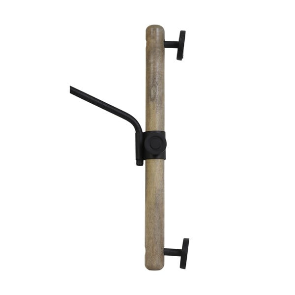 Crna zidna lampa (duljina 40 cm) Banu - Light & Living-image-3