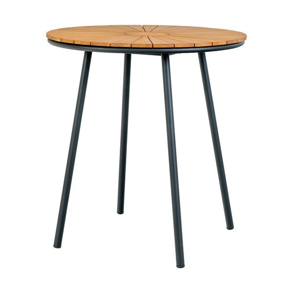 Okrugao vrtni stol od masivne tikovine ø 70 cm Cleveland – House Nordic