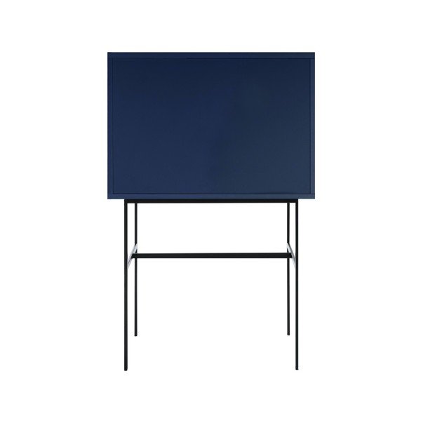 Tamno plava vitrina s kliznim vratima 70x109x40 cm Lekko – noo.ma-image-4