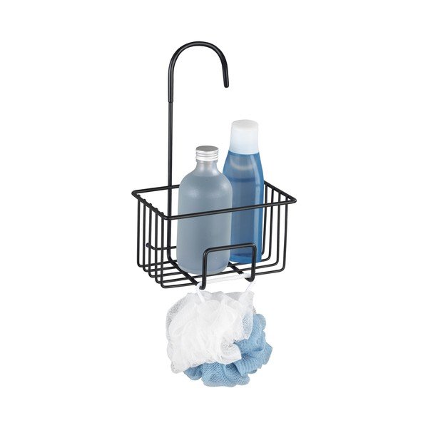 Crna viseća kupaonska polica od nehrđajućeg čelika Milito – Wenko-image-2