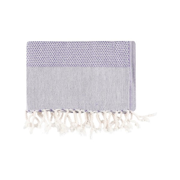 Pamučna dekica za plažu u boji lavande 90x175 cm Retro – Foutastic-image-2