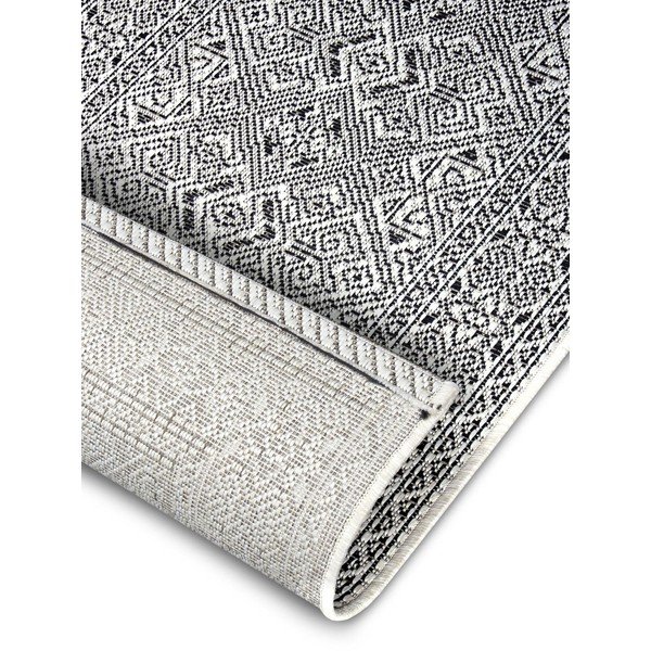 Crno-bež vanjski tepih NORTHRUGS Cuadrado, 70 x 140 cm-image-3
