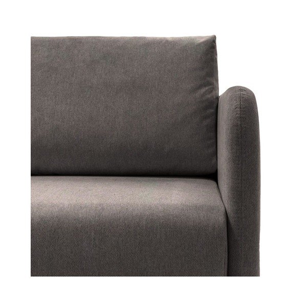 Siva baršunasti fotelja Chaum – Rodier-image-4