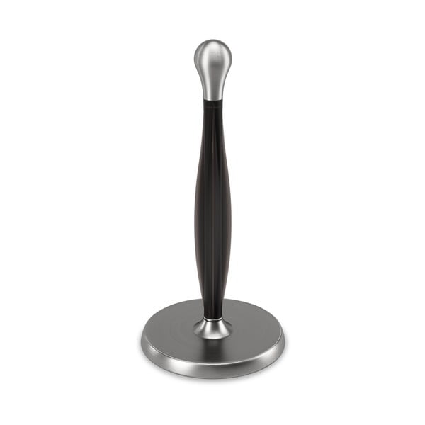 Crni željezan držač kuhinjskih ručnika ø 17 cm Tug – Umbra