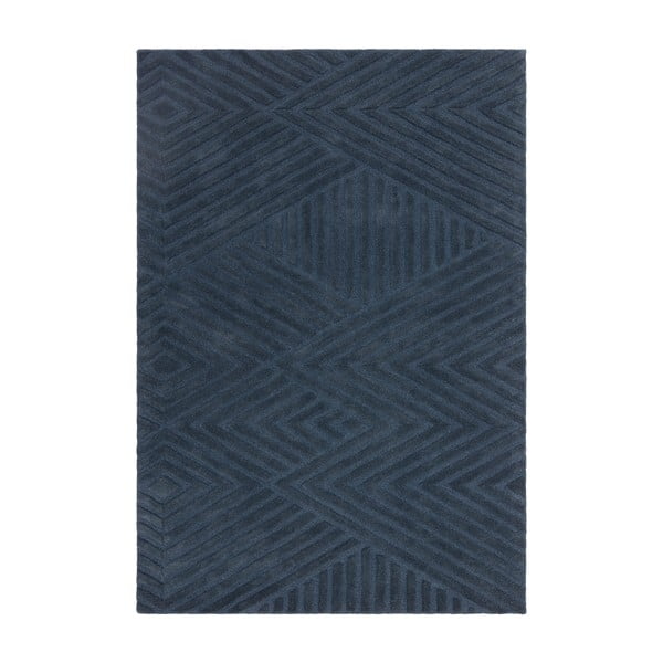 Tamno plavi vuneni tepih 200x290 cm Hague – Asiatic Carpets