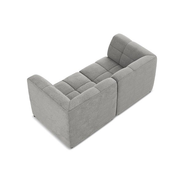 Siva sofa od bouclé tkanine 180 cm Aloha – Makamii-image-4