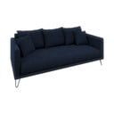Tamno plava sofa od šenila 200 cm Freya – Ropez