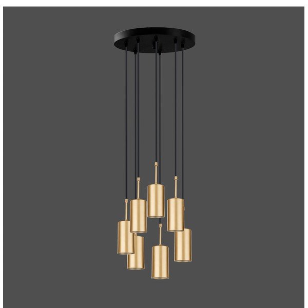 Visilica u zlatnoj boji Squid Lighting Geo, visina 120 cm-image-1