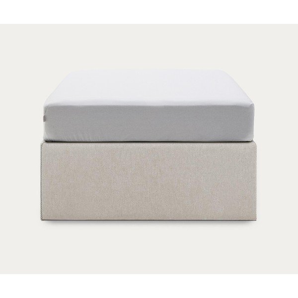 Bež tapecirani krevet s prostorom za odlaganje 90x190 cm Matters – Kave Home-image-4