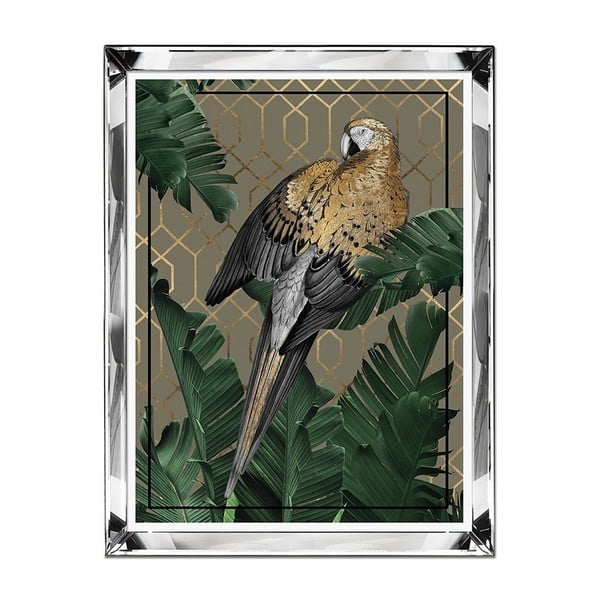 Zidna slika JohnsonStyle The Golden Parrot, 71 x 91 cm