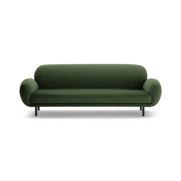 Zelena sofa od bouclé tkanine 208 cm Poppy – Micadoni 