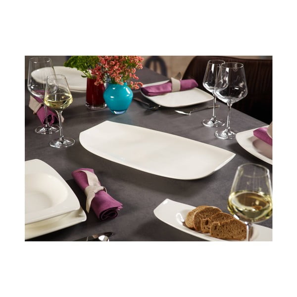 Bijelo kvadratna porculanska ploča Villeroy & Boch urbana priroda, 50 x 25 cm-image-2