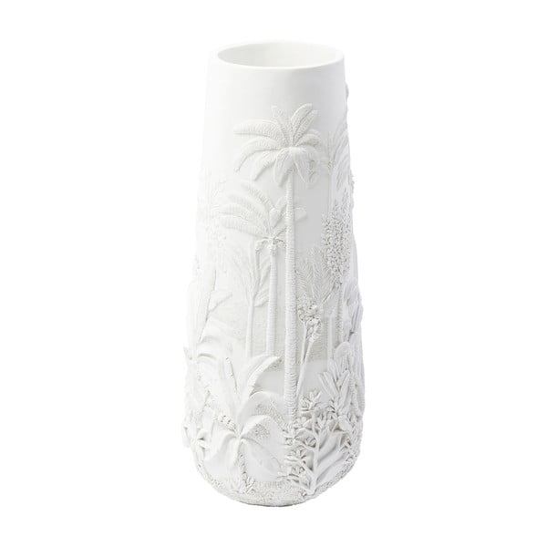 Bijela vaza Kare Design Jungle White, visina 83 cm