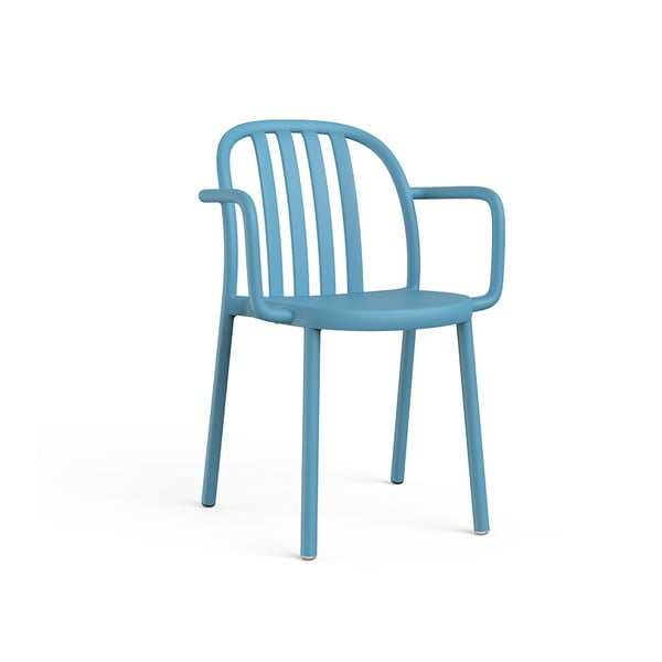 Set od 2 plave vrtne stolice s Resol Sue naslonima za ruke
