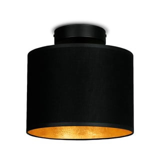 Crna stropna lampa s detaljima u zlatnoj boji Sotto Luce Mika XS CP, ⌀ 20 cm