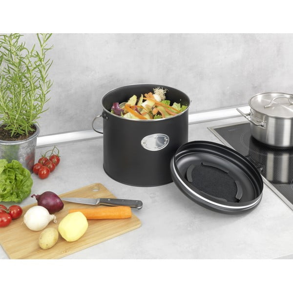 Crna kanta za bio otpad 6 l Nero – Wenko-image-1