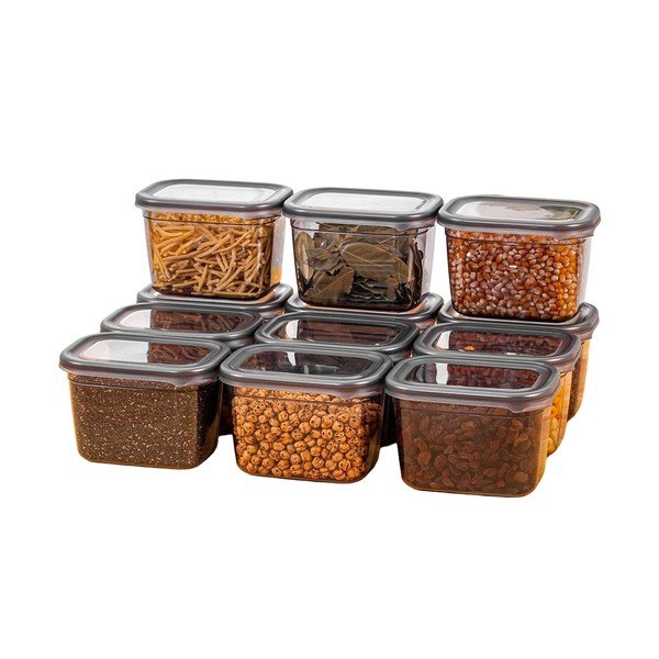 Posude za namirnice u setu 12 kom za čuvanje hrane Fresco – Hermia