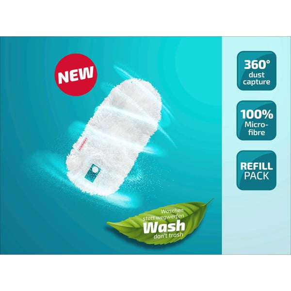 Set zamjenskih navlaka za brisanje prašine 2 kom Superduster – LEIFHEIT-image-1
