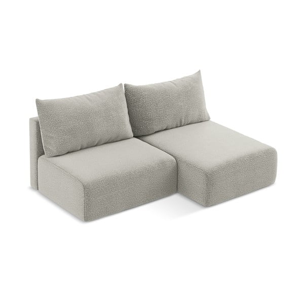 Svijetlo siva sklopiva/s prostorom za odlaganje kutna garnitura (s desnim kutom) Kalena – Makamii-image-3