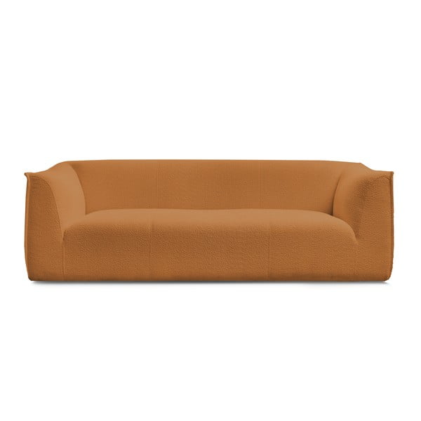 Senf žuta sofa od bouclé tkanine 242 cm Giorgia – Bobochic Paris