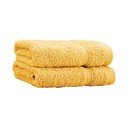 Žuti  pamučni ručnici u setu 2 kom od frotira 30x30 cm Zero Twist – Catherine Lansfield