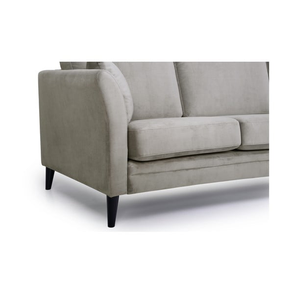 Bež baršunasta sofa Scandic Eden, 237 cm-image-4