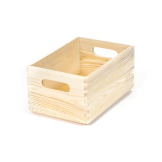 Kutija od drveta bora Compactor Custom, 30 x 20 x 14 cm