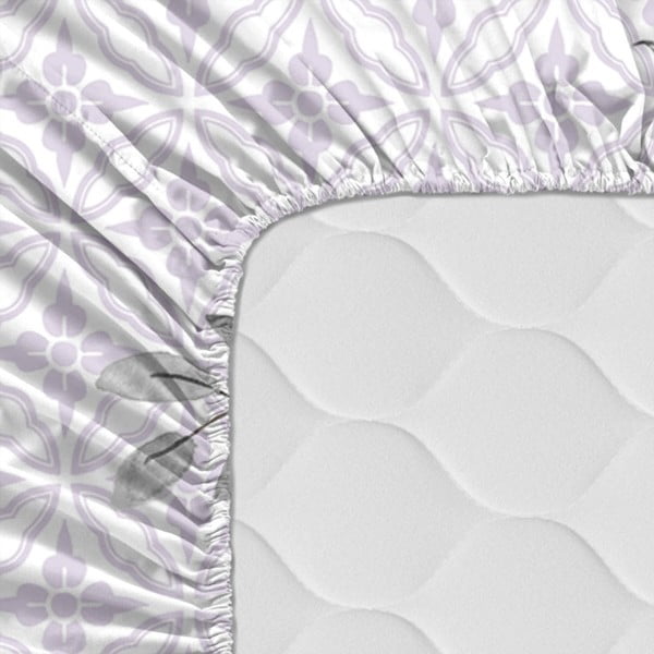 Pamučna plahta Happy Friday Basic Delicate Bouquet, 105 x 200 cm-image-3