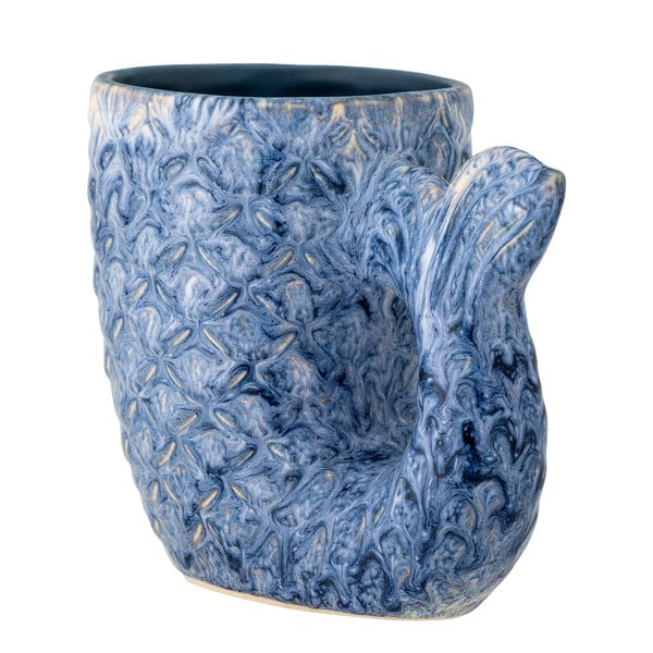 Plava vaza od kamenine (visina 12 cm) Ariella – Bloomingville-image-3