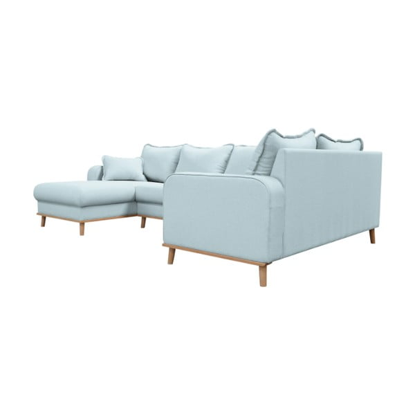 Svijetloplava kutna garnitura (lijevi kut) Beata - Ropez-image-3