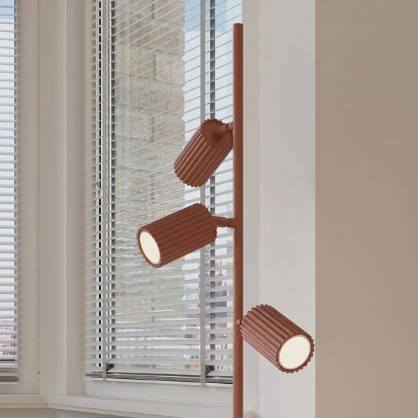 Ciglasta stojeća svjetiljka aluminijska sa savitljivom konstrukcijom (visina 155 cm) Gleam – Sollux-image-2