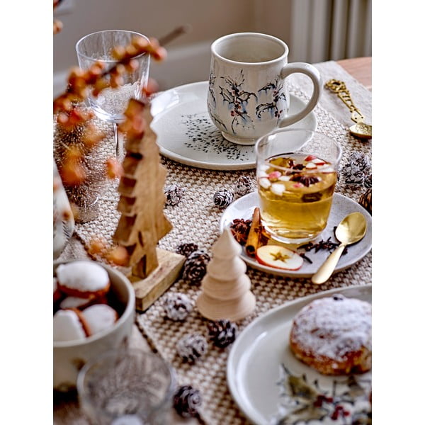 Bež božićna zdjela od kamenine ø 11,5 cm Hollie - Bloomingville-image-3