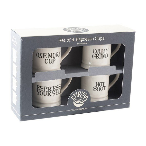 Set od 4 keramičke šalice za espresso Creative Tops Stir It Up, 60 ml-image-1