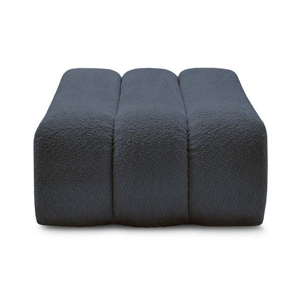 Tamno plavi tabure od bouclé tkanine Azra – Bobochic Paris-image-4