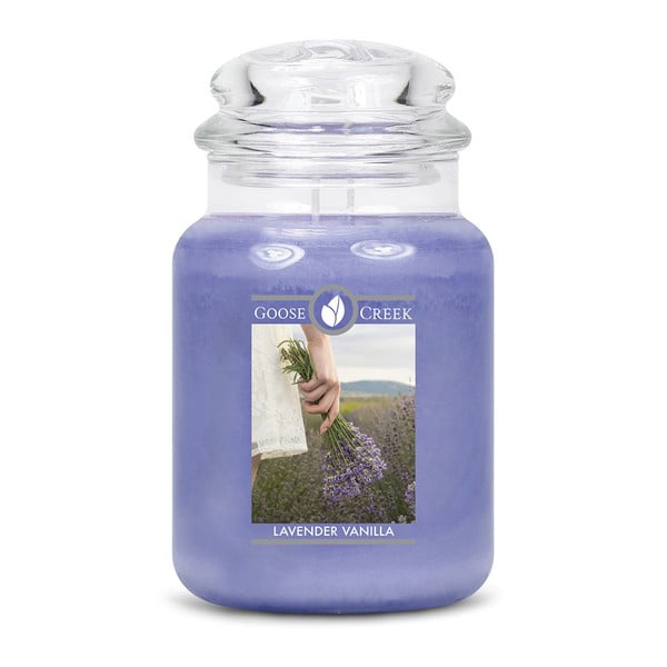 Mirisna svijeća u staklenoj posudi Goose Creek Lavender, gori 150 sati