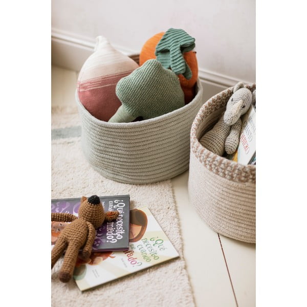 Plavi/krem periv/ručno rađen pamučan tepih 90x130 cm Gastro Vintage Blue – Lorena Canals-image-4