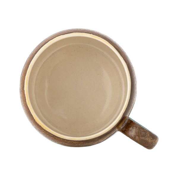 Zelene/smeđe šalice u setu 4 kom od kamenine 400 ml Sheen – Bloomingville-image-3