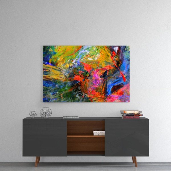 Staklena slika insigne Color Burst, 72 x 46 cm-image-1