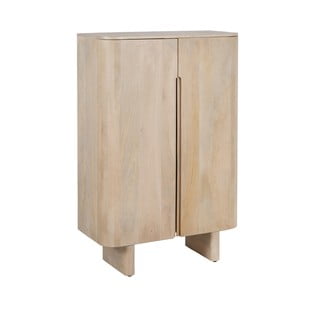 Ormarić od masivnog manga u prirodnoj boji 90x138 cm Batel – Ixia