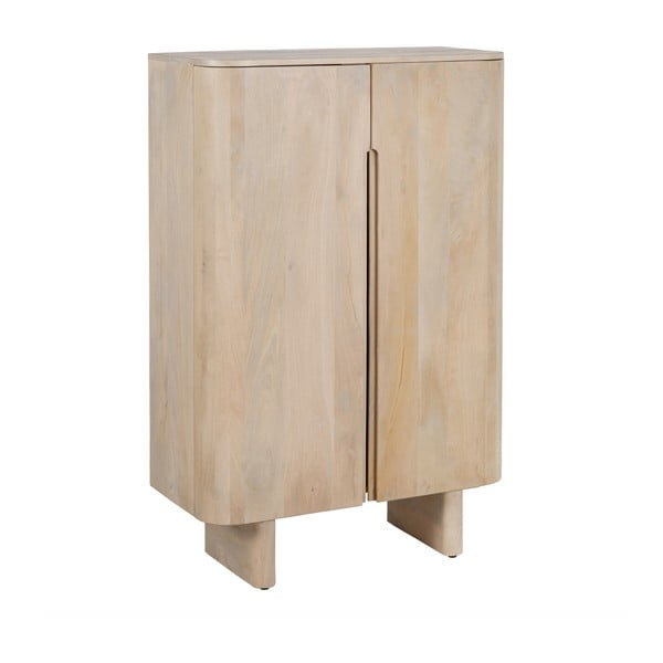 Ormarić od masivnog manga u prirodnoj boji 90x138 cm Batel – Ixia