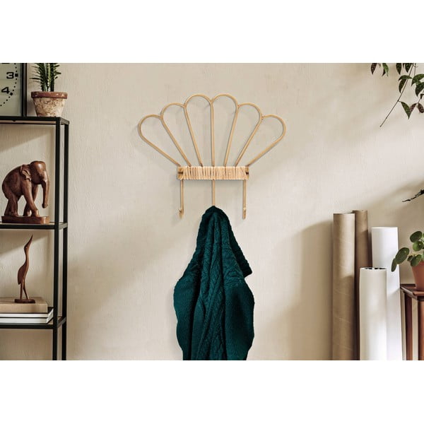 Metalna zidna vješalica u prirodnoj boji Panama - Mauro Ferretti-image-1