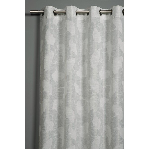 Svijetlo siva zavjesa od jacquarda 140x245 cm Gingko – Sehlbach