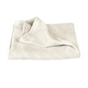 Krem pletena deka za bebe od organskog pamuka 80x80 cm Seashells – Roba