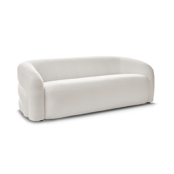 Bijela sofa od bouclé tkanine 193 cm Elina – Bobochic Paris-image-2
