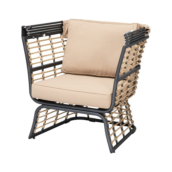 Bež metalna vrtna fotelja Paros – Garden Pleasure-image-1